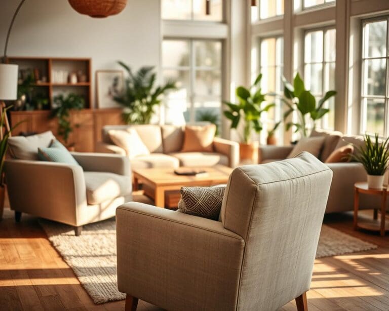 Fauteuils en banken voor comfortabele woonruimtes