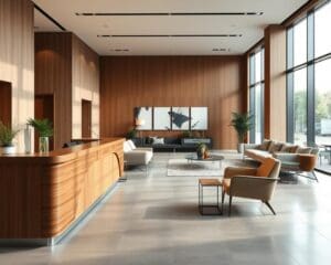 Receptiemeubilair voor zakelijke entrees