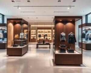 Vitrinekasten voor winkels en showrooms