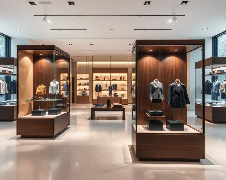 Vitrinekasten voor winkels en showrooms