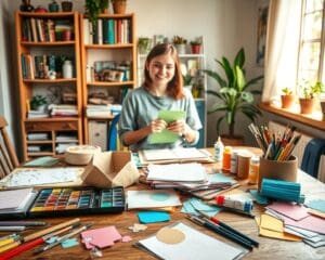 Wat zijn eenvoudige creatieve projecten?