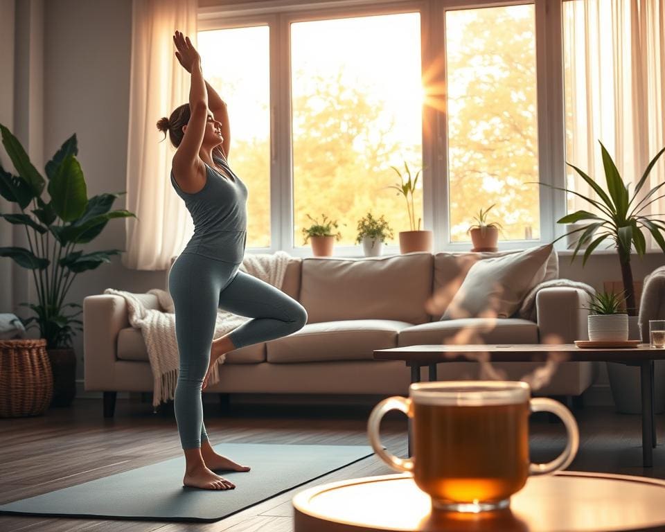 Hoe combineer je beweging en ontspanning thuis?