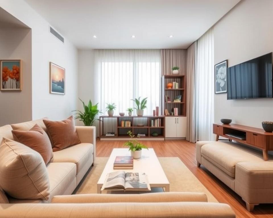 Hoe richt je een kleine woonkamer slim in?