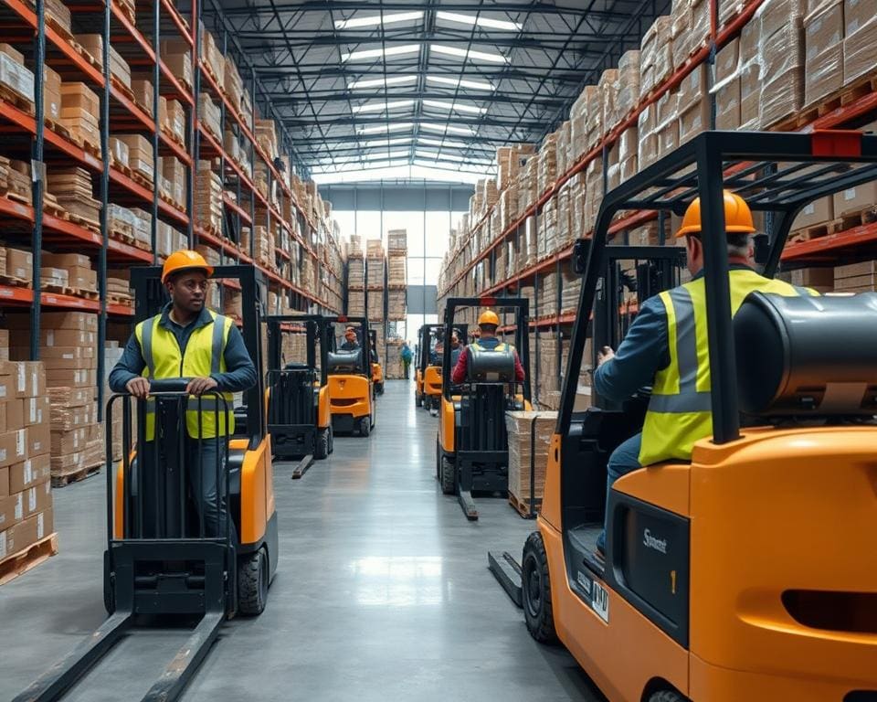 Hoe werkt intern transport met heftrucks efficiënt?