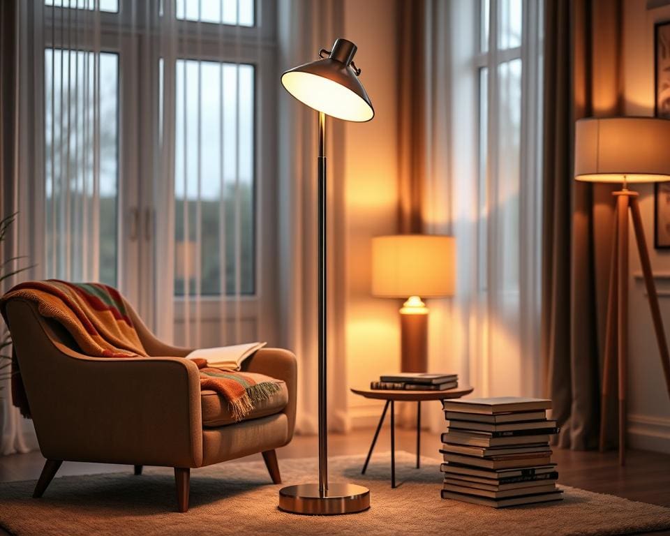 Is een staande leeslamp voldoende als hoofdverlichting?