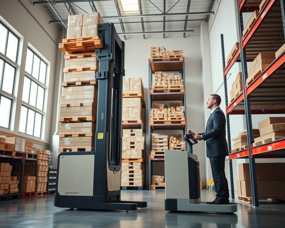 Waarom zijn stapelaars handig in kleine magazijnen?