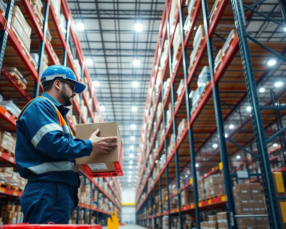 Wat doet een orderpicker in een distributiecentrum?