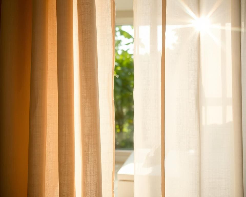 Welke linnen gordijnen zorgen voor licht en privacy?