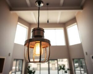 Welke plafondlamp past in een hoge ruimte?