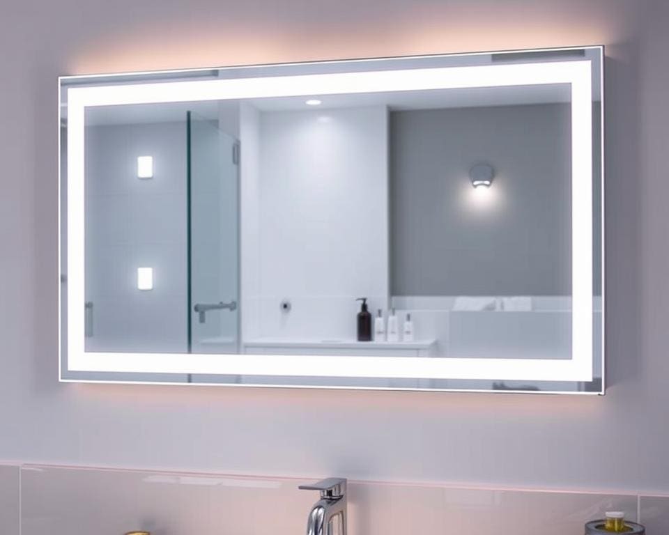 Welke spiegel met verlichting is geschikt voor de badkamer?