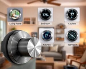 Welke thermostaatknoppen regelen per kamer de warmte?