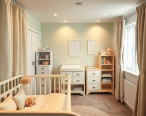 Hoe richt je een babykamer in kleine ruimte?