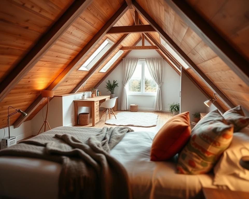 Hoe richt je een zolder om tot slaapkamer?