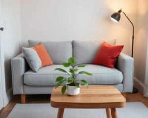 Welke bank past in een kleine ruimte?