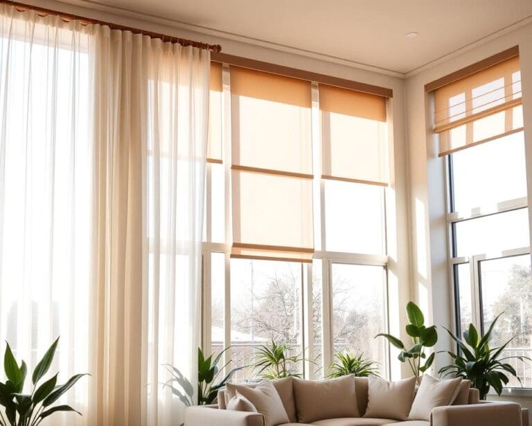 Welke raamdecoratie is geschikt voor hoge ramen?