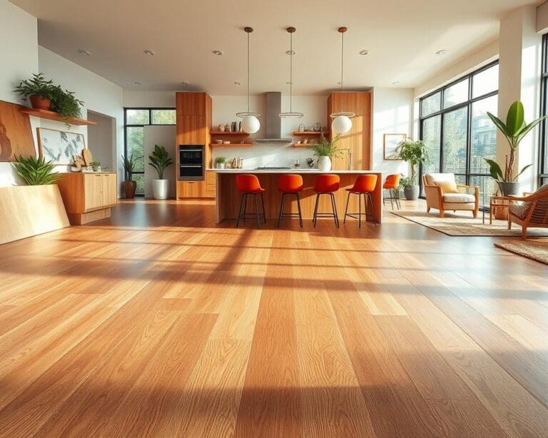 Welke vloer past het best bij een open woonkeuken?