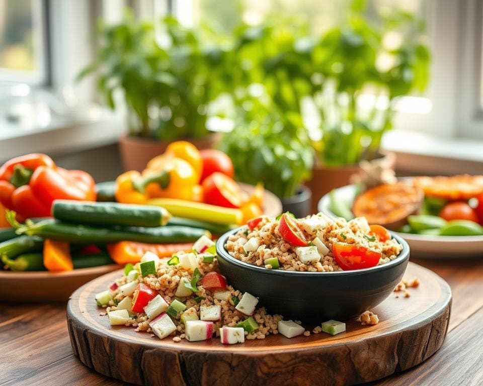 vegetarische gerechten groenten