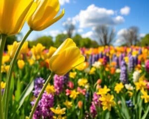 bloemen voorjaar tuin