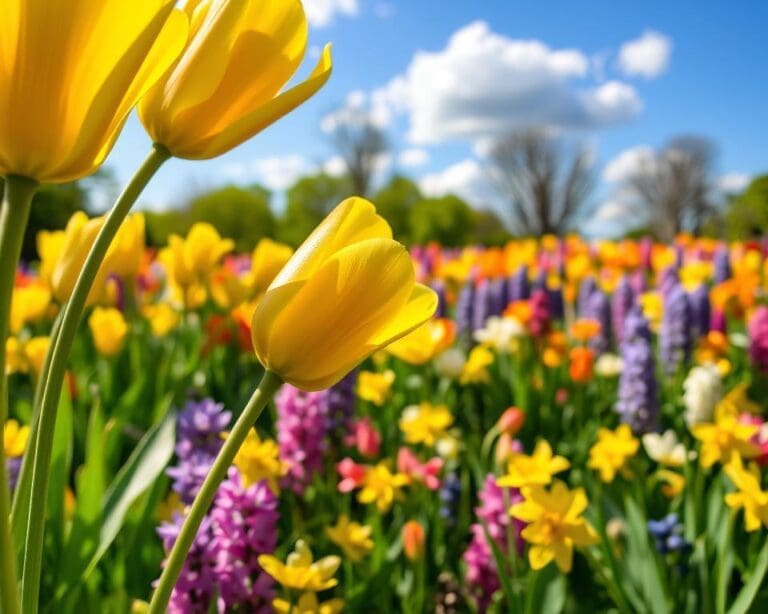 bloemen voorjaar tuin