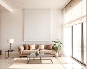 raamdecoratie strak interieur