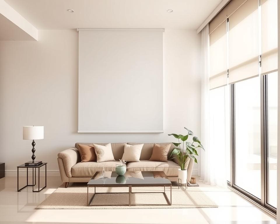raamdecoratie strak interieur