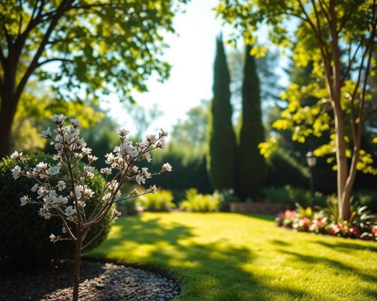 bomen kleine tuin