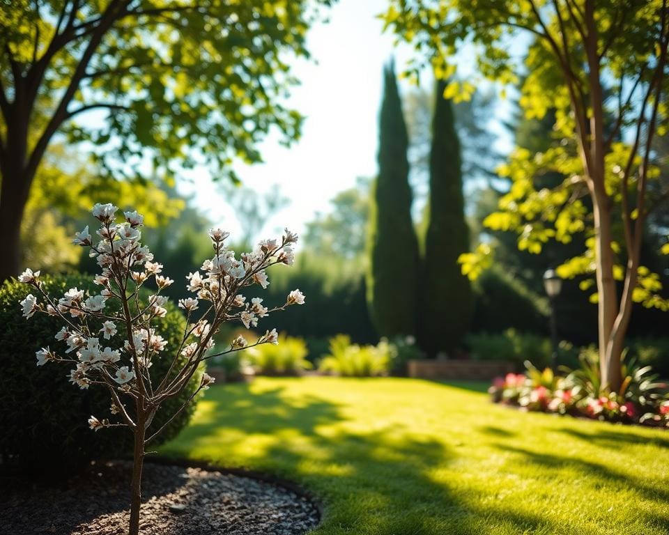 bomen kleine tuin