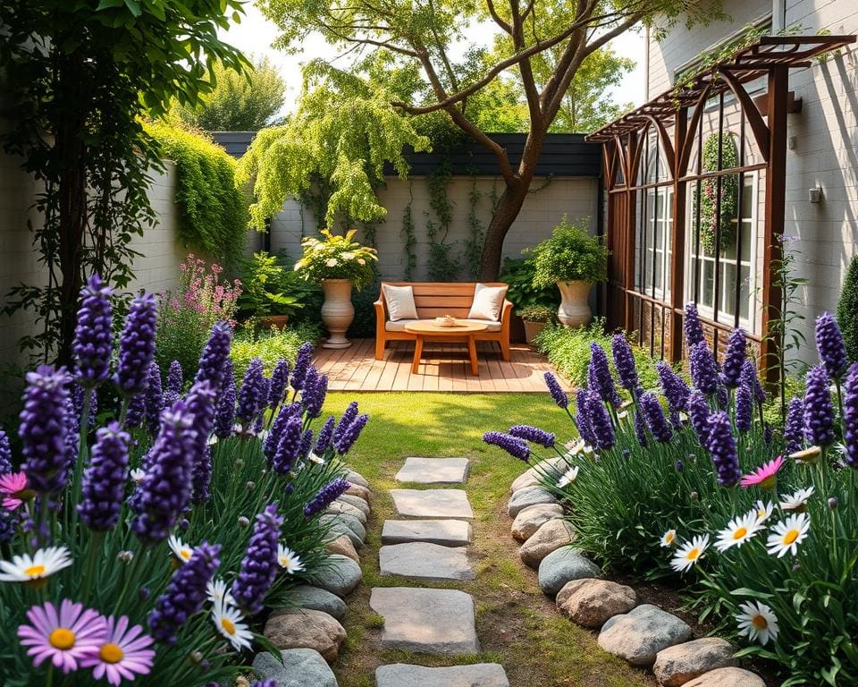 kleine tuin inrichten