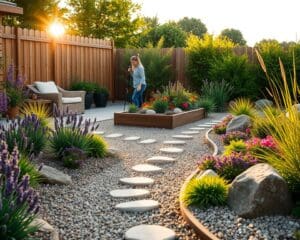 onderhoudsvriendelijke tuin