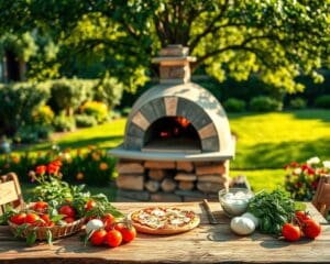 pizzaoven tuin