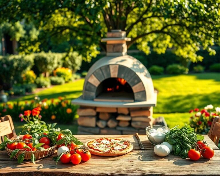 pizzaoven tuin