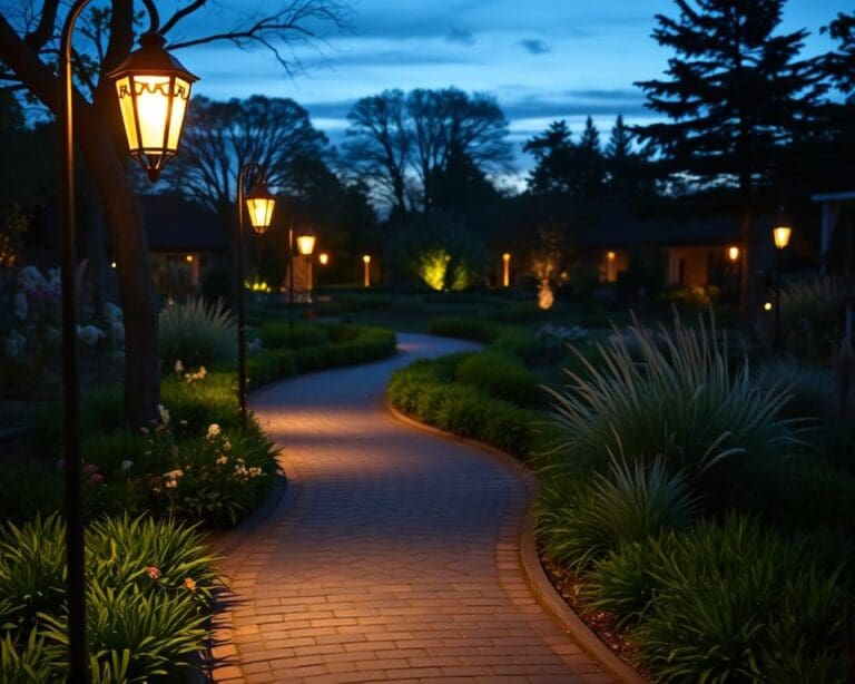 tuinpad verlichting